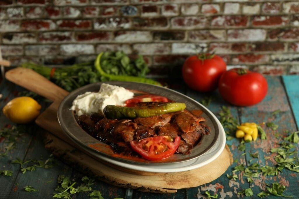 Kebab-on-a-plate