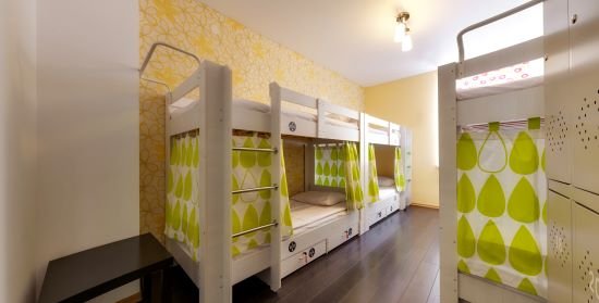 bunk-bedsin-a-hostel-in-Antalya-turkey